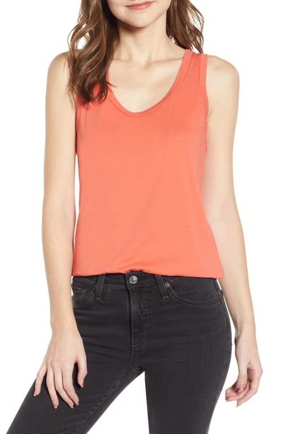 Shop Ag Cambria Fitted Tank In Faded Azalea