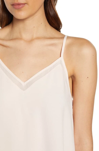 Shop 1.state Chiffon Inset Camisole In Pink Blush