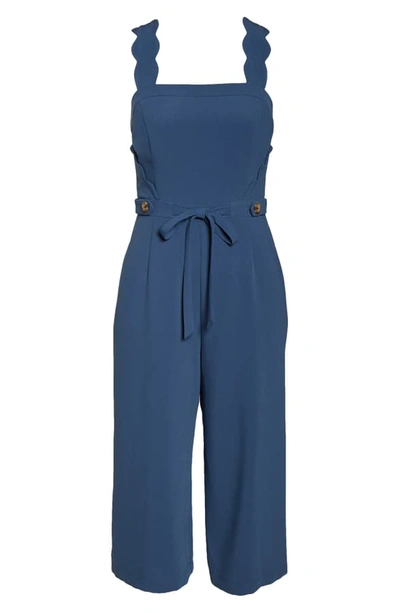 Shop Adelyn Rae Lenora Jumpsuit In Shadow Blue