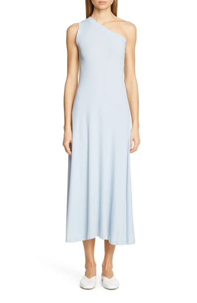 Shop Rosetta Getty One-shoulder Jersey Dress In Cloud