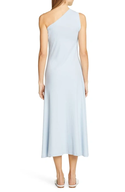 Shop Rosetta Getty One-shoulder Jersey Dress In Cloud