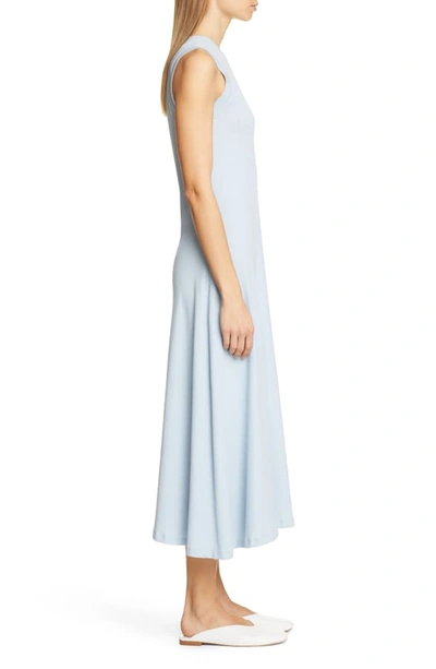 Shop Rosetta Getty One-shoulder Jersey Dress In Cloud