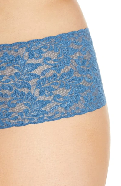 Shop Hanky Panky Retro Thong In Storm Cloud Blue