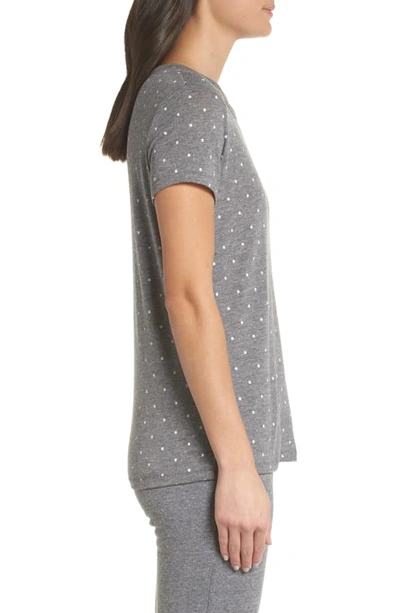 Shop Alternative Ideal Print Tee In Eco Grey Pin Dot