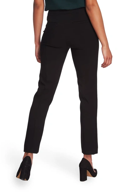 Shop 1.state Straight Leg Crepe Pants In Rich Black