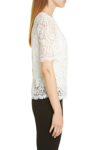 Shop Dolce & Gabbana Lace Top In White