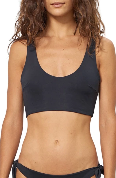 Shop Mara Hoffman Lira Bikini Top In Black