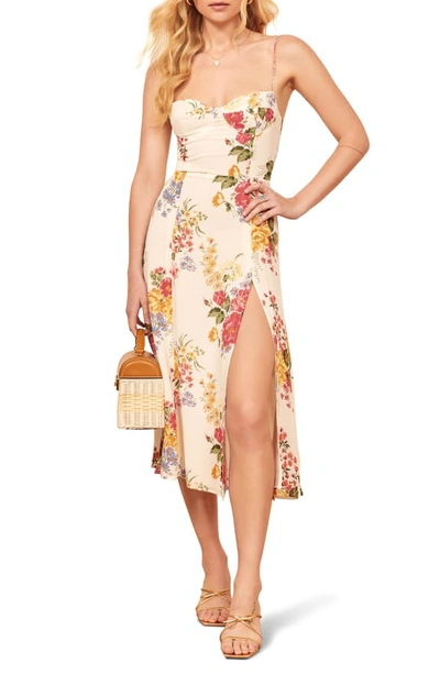 reformation juliette dress bouquet