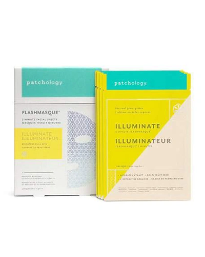 Shop Patchology Flashmasque&trade; Illuminate Facial Sheets, 4-pack