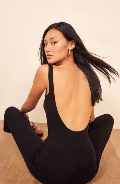 Shop Reformation Rylee Jumpsuit In Black