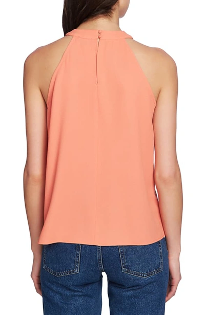 Shop 1.state High Neck Top In Coral Coast