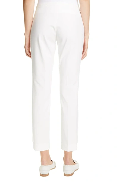 Shop Theory Classic Stretch Cotton Skinny Pants In Sea Salt