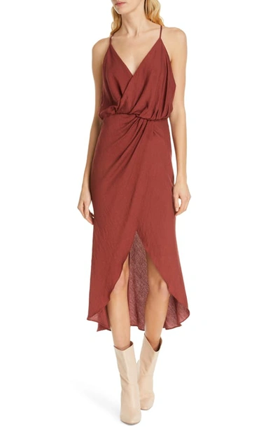 Shop Joie Tanika Twisted Front Dress In Tawny