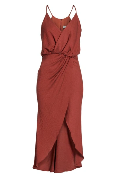 Shop Joie Tanika Twisted Front Dress In Tawny