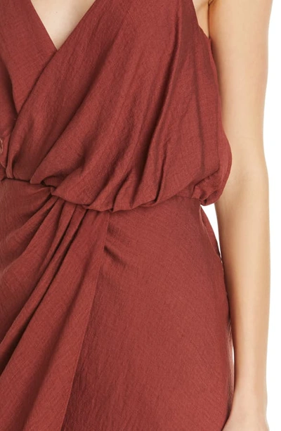 Shop Joie Tanika Twisted Front Dress In Tawny