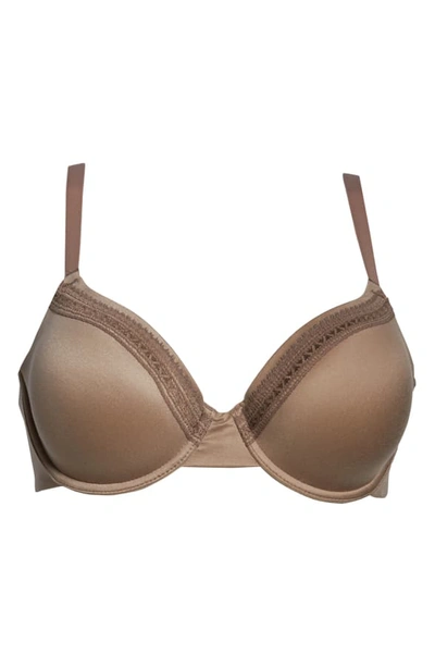 Shop Wacoal Perfect Primer Underwire T-shirt Bra In Deep Taupe