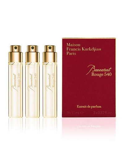 Shop Maison Francis Kurkdjian Baccarat Rouge 540 Extrait De Parfum Refills, 3 X 0.37 Oz.