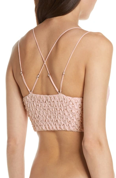 Shop Free People Intimately Fp Adella Longline Bralette In Pearl