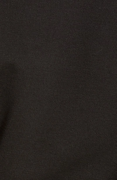 Shop Alexander Wang Draped T-shirt Bustier Minidress In Black
