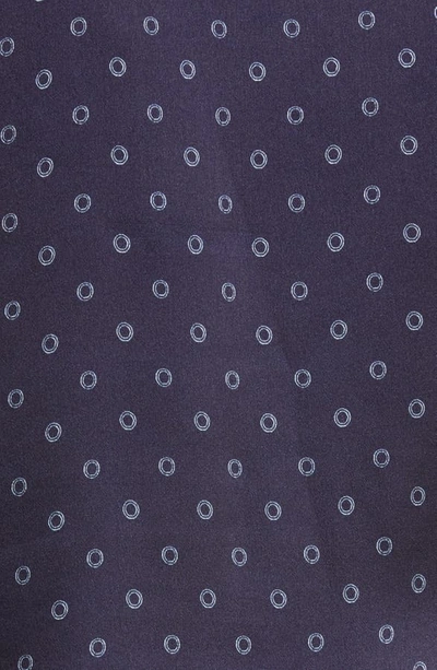 Shop Tory Burch Print Silk Satin Shirt In Shibori Dip Dye