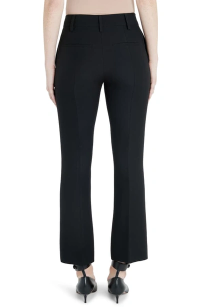 Shop Valentino Wool & Silk Ankle Pants In Black