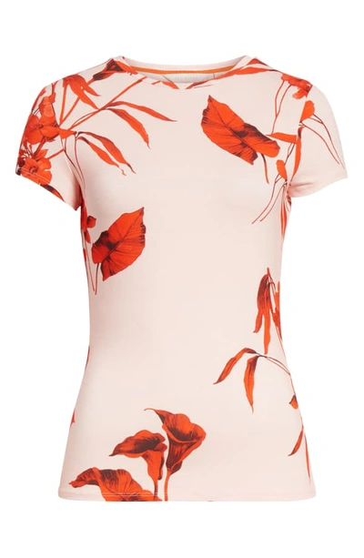 Shop Ted Baker Dillia Fantasia Tee In Pale Pink