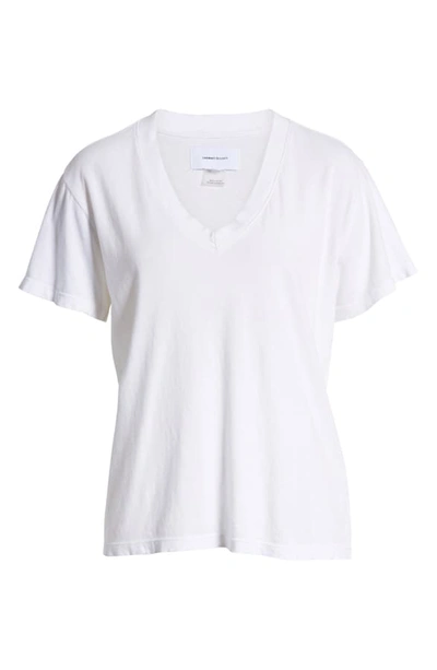 Shop Current Elliott The Perfect V-neck Tee In Sugar