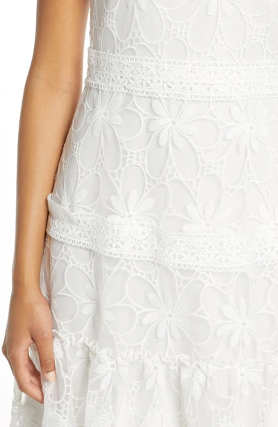 Shop Julia Jordan Lace & Embroidery Sheath Dress In Ivory