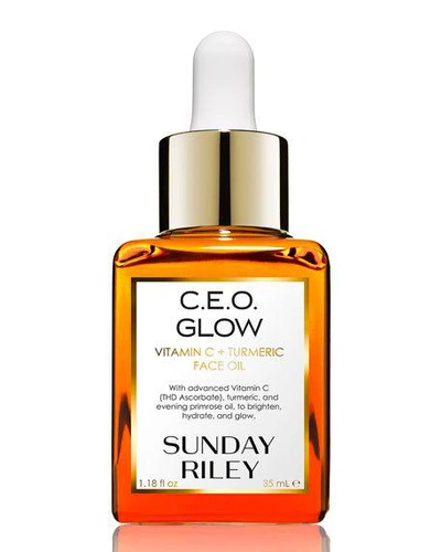 Shop Sunday Riley Modern Skincare C. E.o. Glow Vitamin C + Turmeric Face Oil, 1.2 Oz.
