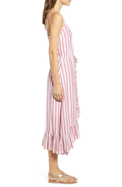 Shop Rails Frida Stripe Sundress In Carmine Stripe