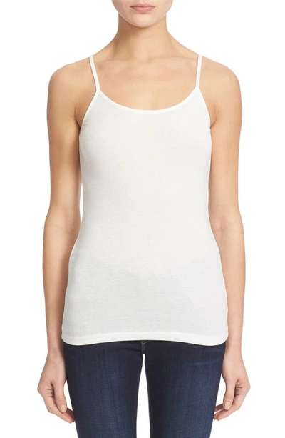 Shop Joie 'coraline' Cotton Camisole In Porcelain