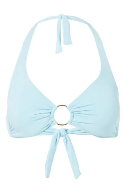 Shop Melissa Odabash Brussels Underwire Bikini Top In Sky