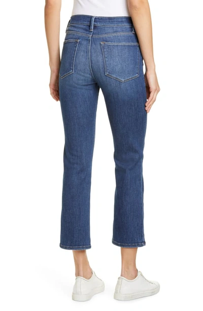 Shop Frame Le High Ankle Straight Leg Jeans In Bestia