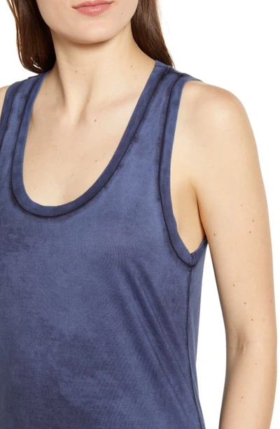 Shop Ag Cambria Fitted Tank In Sunbaked Indigo Ink