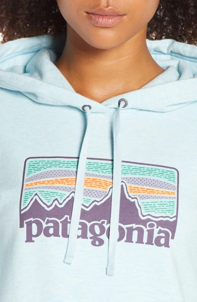 Shop Patagonia Solar Rays '73 Ahnya Hoodie In Atoll Blue