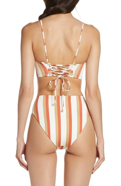 Shop Boys + Arrows Stanlee High Waist Bikini Bottoms In Hot Toddy