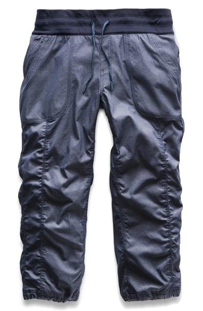 Shop The North Face Aphrodite 2.0 Capri Pants In Urban Navy Heather