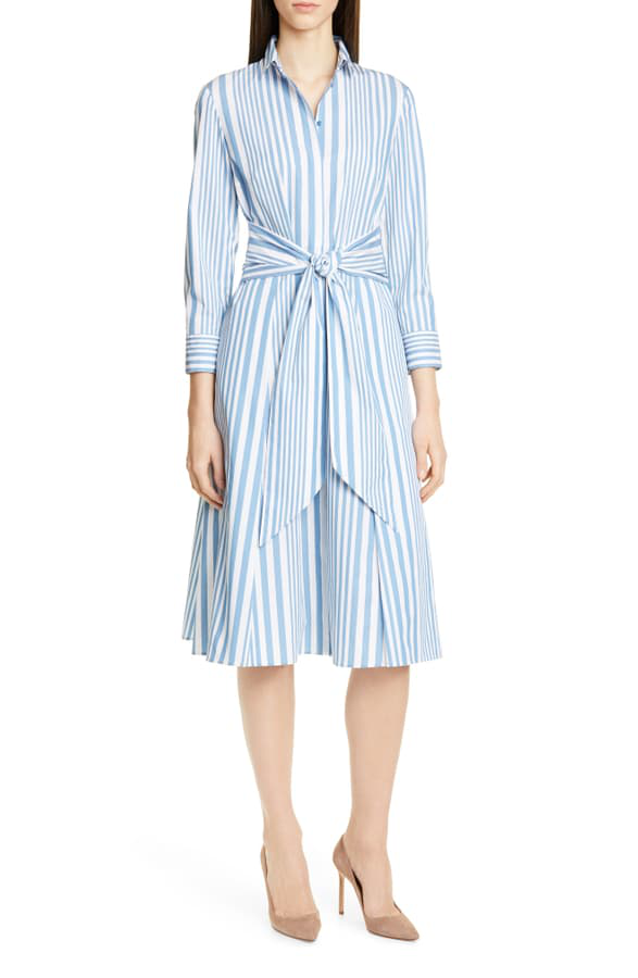 hugo boss blue dress