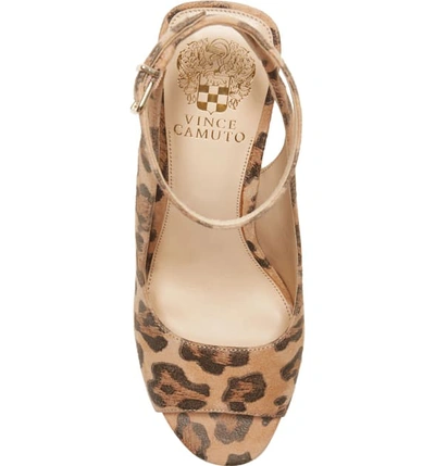 Shop Vince Camuto Reteema Pump In Natural Leather