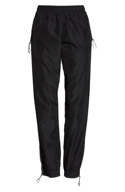 Shop Adam Selman Sport Embellished Track Pants In Black