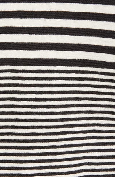 Shop Joie Columba Multistripe Sleeveless Tee In Caviar