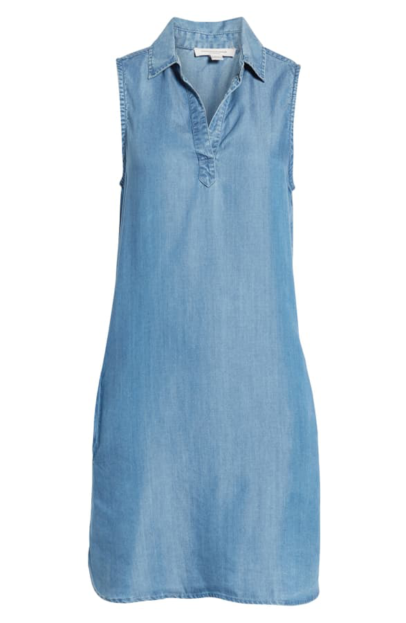 chambray shift dress beachlunchlounge