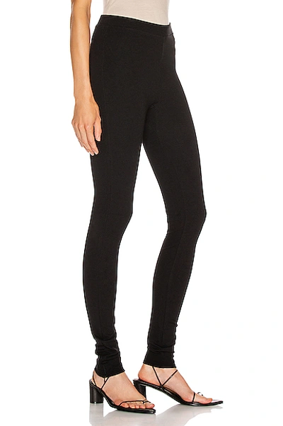 Shop Totême Zip Legging In Black