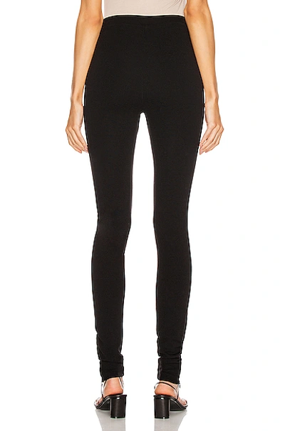 Totême Toteme Leggings With Zip Cuffs In Black