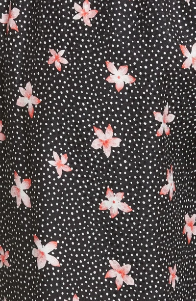 Shop Rebecca Taylor Maui Floral Jumpsuit In Black Combo