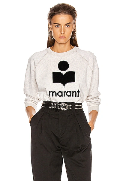 Shop Isabel Marant Étoile Milly Sweatshirt In Ecru