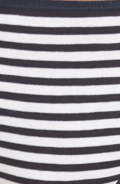 Shop Calvin Klein Form Thong In Marching Stripes/ Shoreline