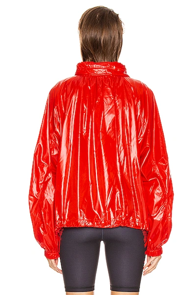 Shop Givenchy Removable Logo Hoodie Windbreaker In Pop Red