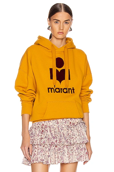 Shop Isabel Marant Étoile Mansel Sweatshirt In Saffron
