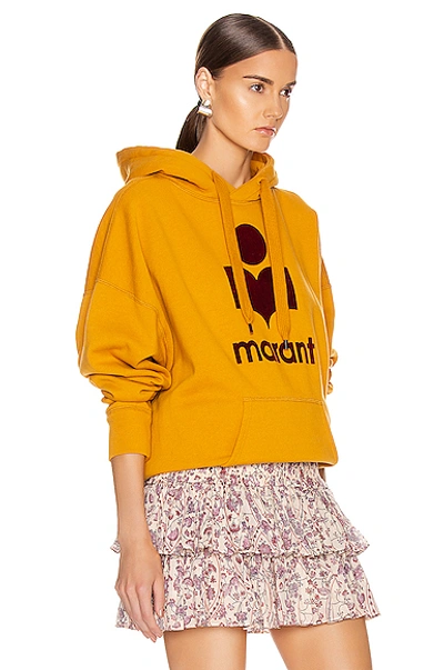 Shop Isabel Marant Étoile Mansel Sweatshirt In Saffron